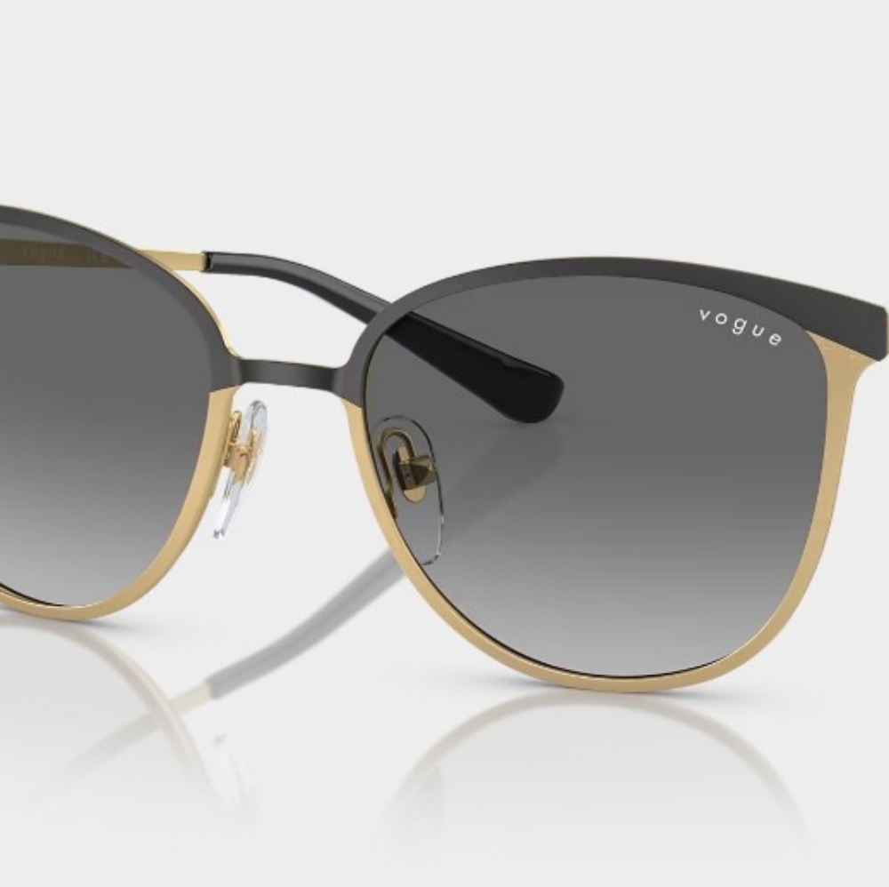 Vogue Sunglasses Matte Black and Gold VO4002-S